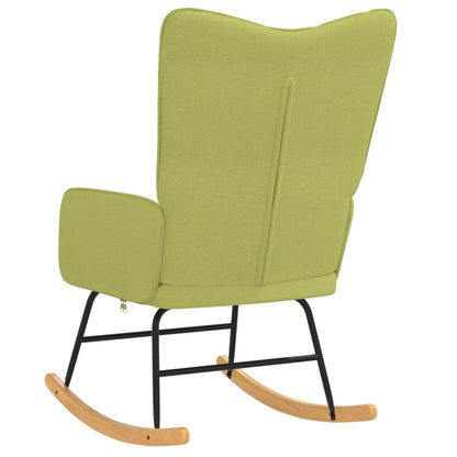 Rocking chair green fabric