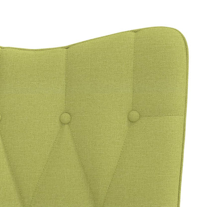 Rocking chair green fabric