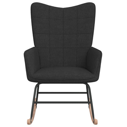 Rocking chair black fabric