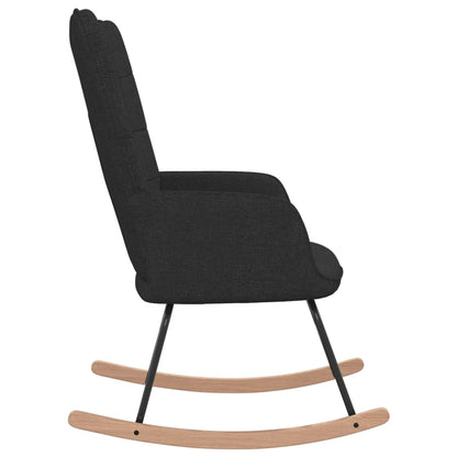 Rocking chair black fabric