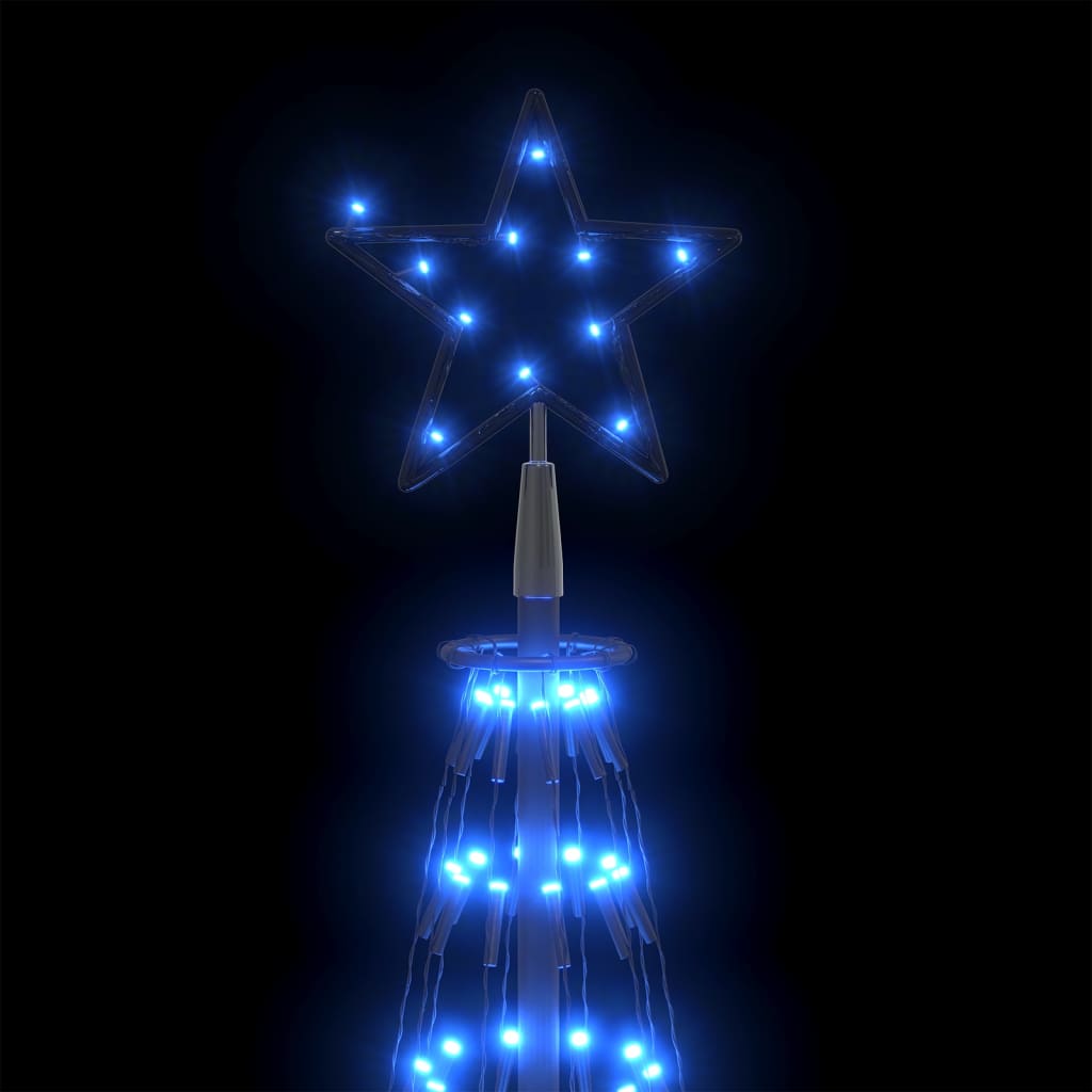 Weihnachtsbaum Kegelform 752 LEDs Deko Blau 160x500 cm