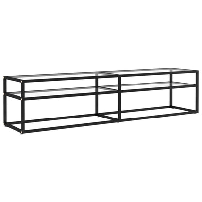 TV-Schrank Transparent 180x40x40,5 cm Hartglas