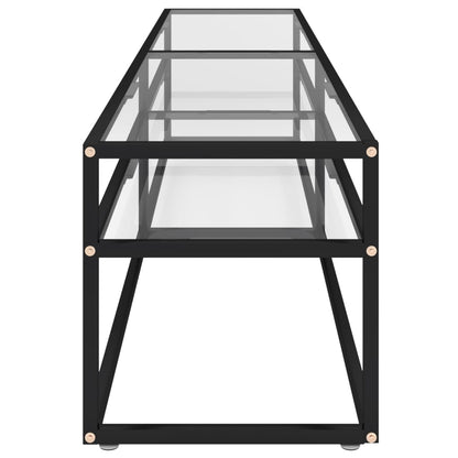 TV-Schrank Transparent 200x40x40,5 cm Hartglas