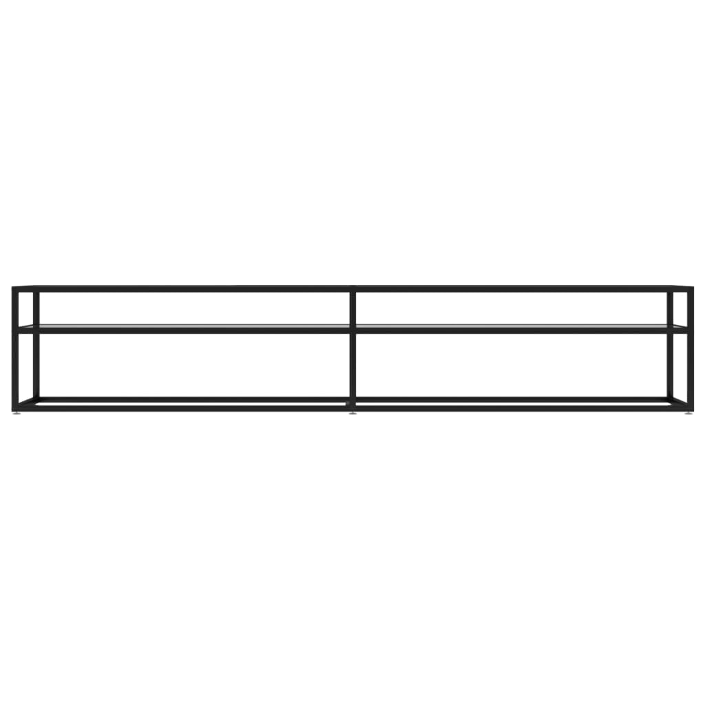 TV-Schrank Transparent 220x40x40,5 cm Hartglas