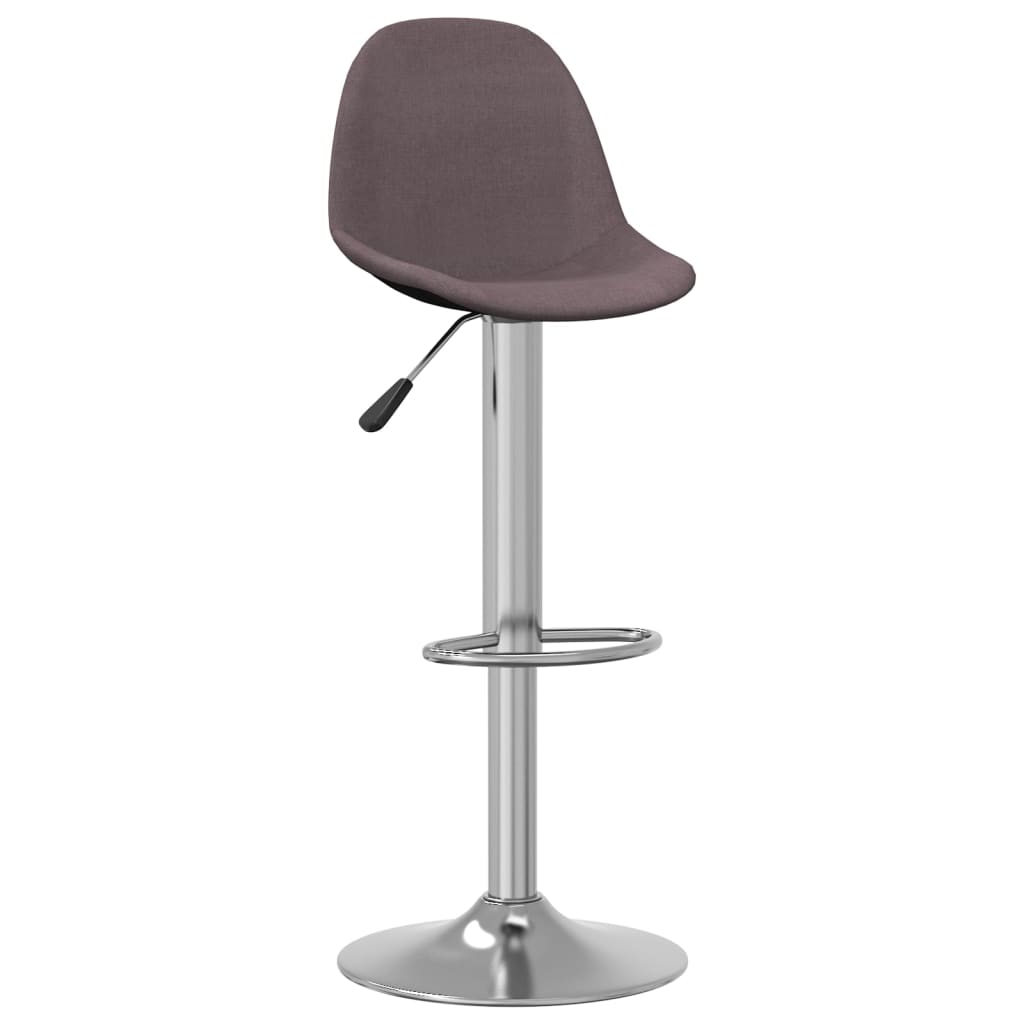 Barhocker 2 Stk. Taupe Stoff