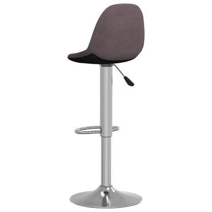 Barhocker 2 Stk. Taupe Stoff