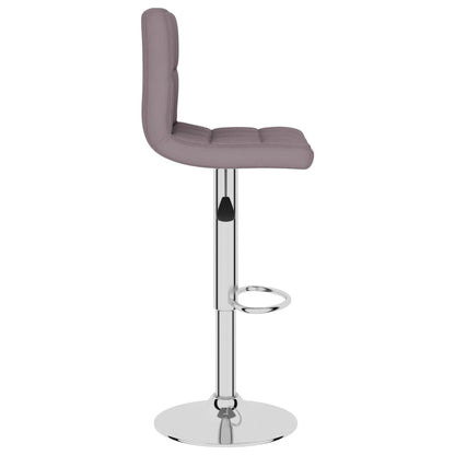 Barhocker 2 Stk. Taupe Stoff