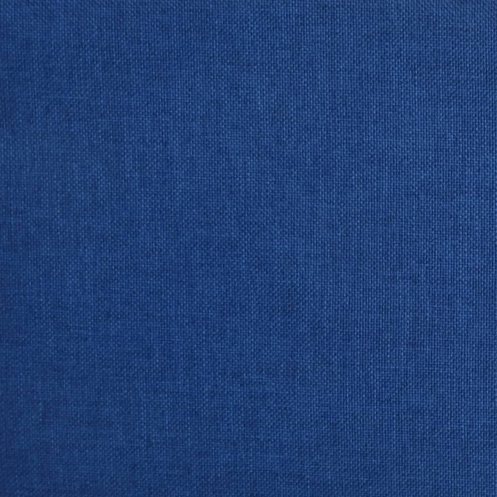 Barhocker 2 Stk. Blau Stoff