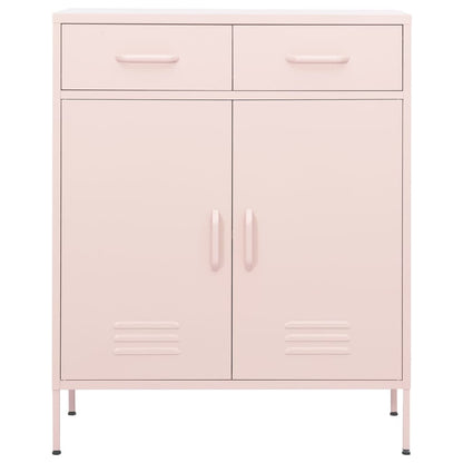 Lagerschrank Rosa 80x35x101,5 cm Stahl