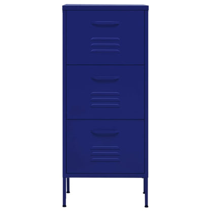 Lagerschrank Marineblau 42,5x35x101,5 cm Stahl