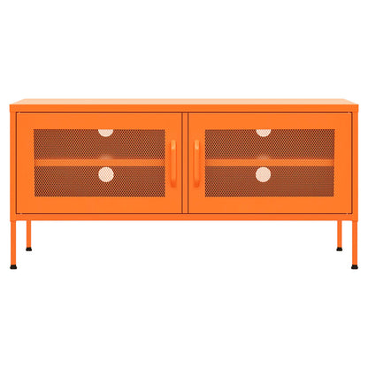 TV-Schrank Orange 105x35x50 cm Stahl