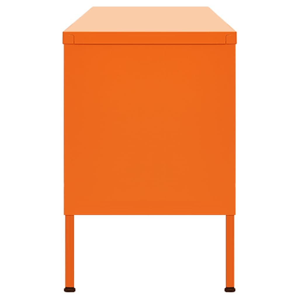 TV-Schrank Orange 105x35x50 cm Stahl