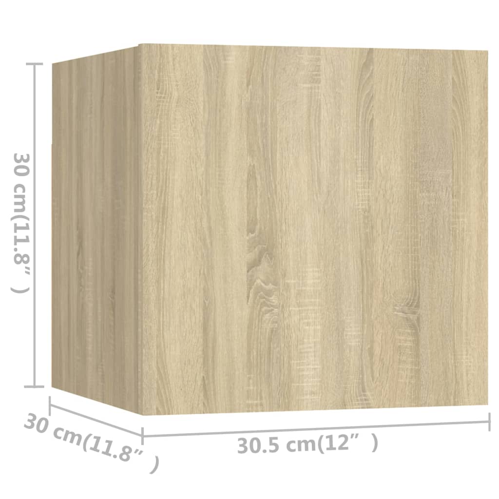 5-tlg. TV-Schrank-Set Sonoma-Eiche Holzwerkstoff