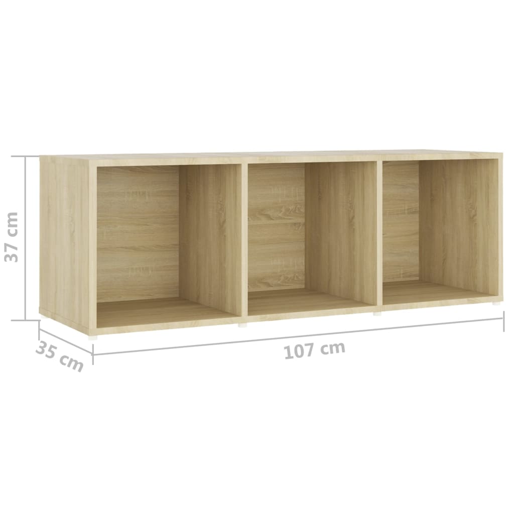 3-tlg. TV-Schrank-Set Sonoma-Eiche Holzwerkstoff