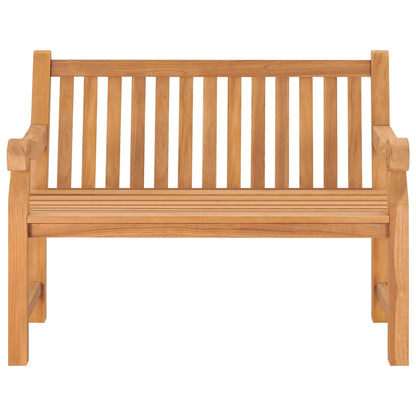 Gartenbank 114 cm Massivholz Teak