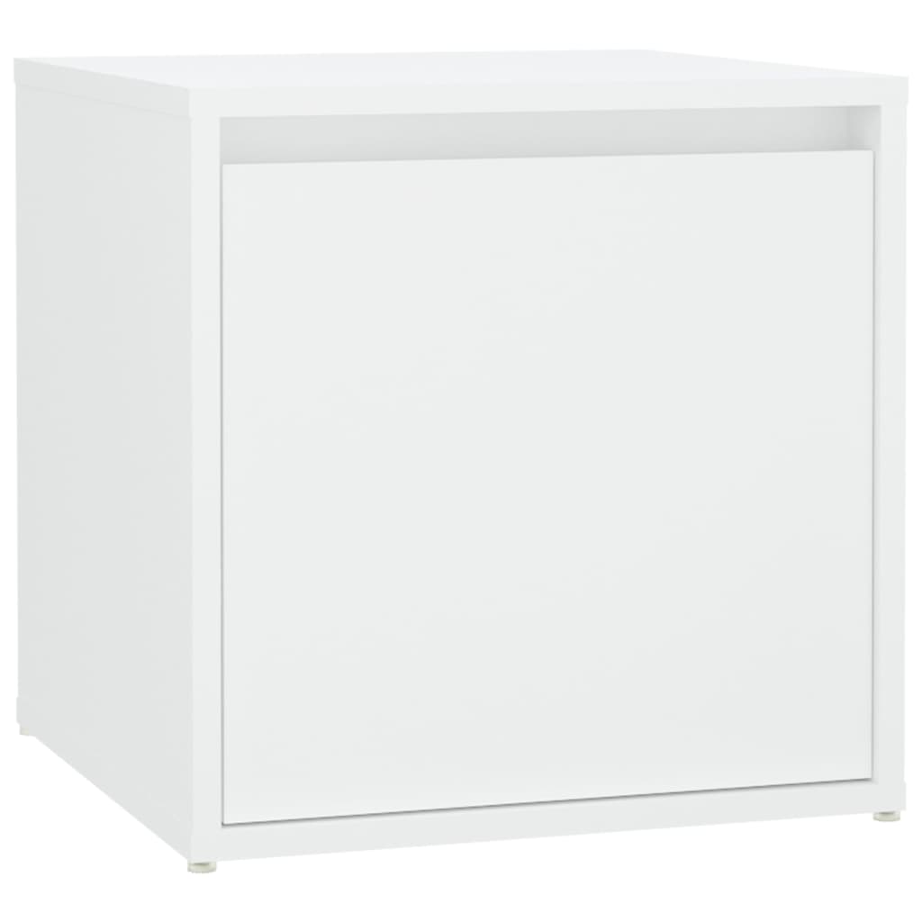 Hallway furniture set white wood material