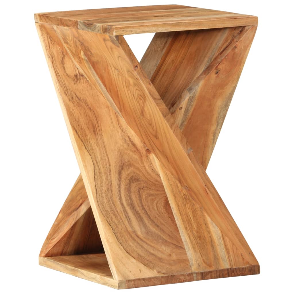 Side table 35x35x55 cm solid acacia wood