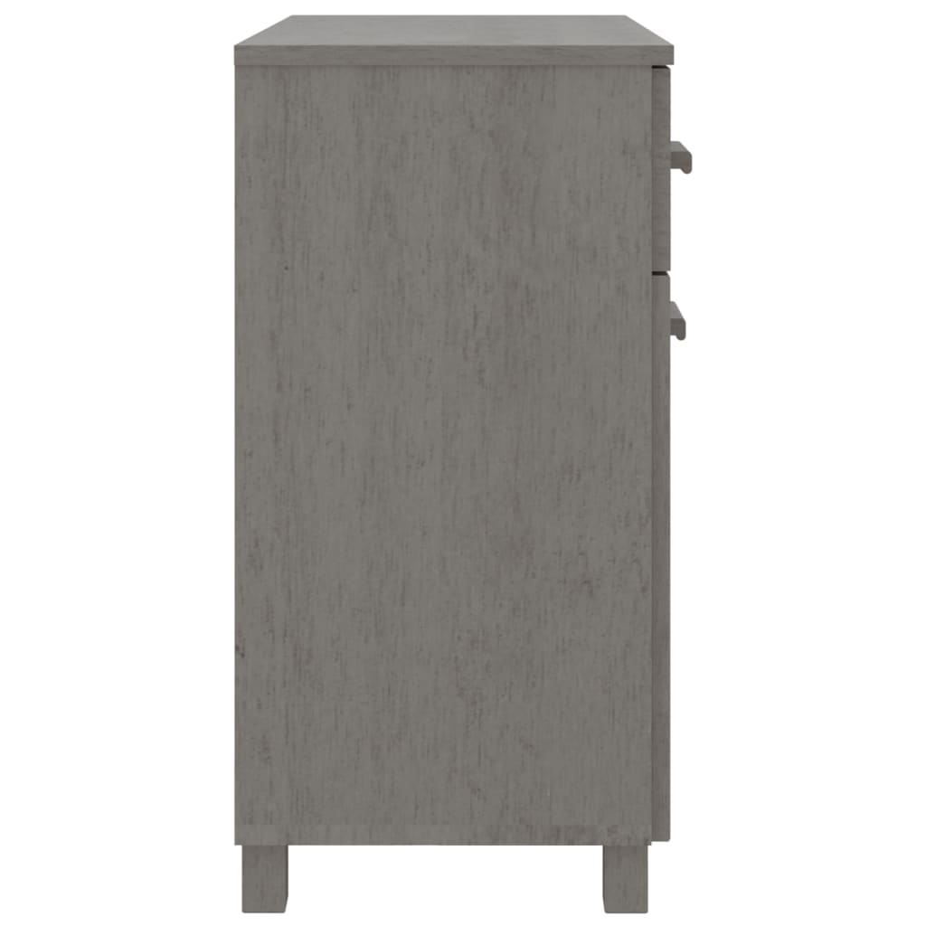 Sideboard HAMAR light grey 79x40x80 cm solid pine