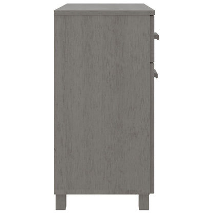 Sideboard HAMAR light grey 79x40x80 cm solid pine