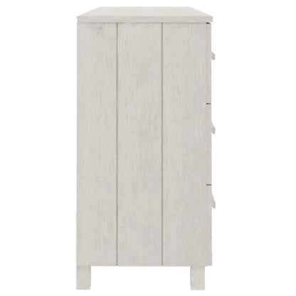 Sideboard HAMAR White 113x40x80 cm solid pine