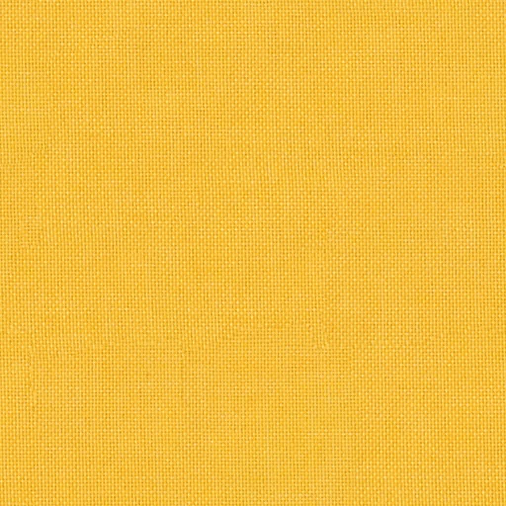 Rocking chair mustard yellow fabric