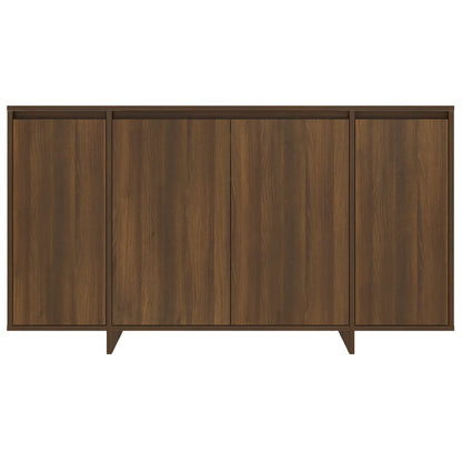 Sideboard Braun Eichen-Optik 135x41x75 cm Holzwerkstoff