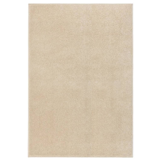 Teppich Kurzflor 200x290 cm Beige