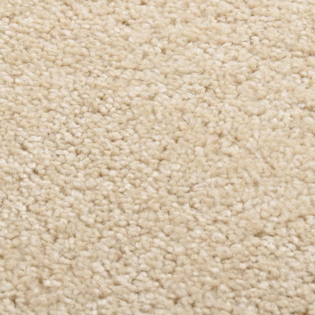 Teppich Kurzflor 200x290 cm Beige