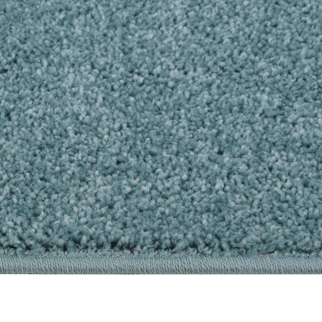 Teppich Kurzflor 240x340 cm Blau