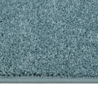 Teppich Kurzflor 240x340 cm Blau