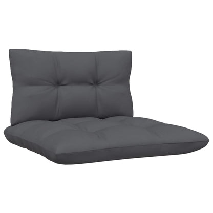 7-piece garden lounge set with anthracite cushions pinewood