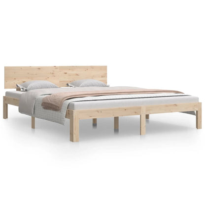 Solid pine bed 160x200 cm