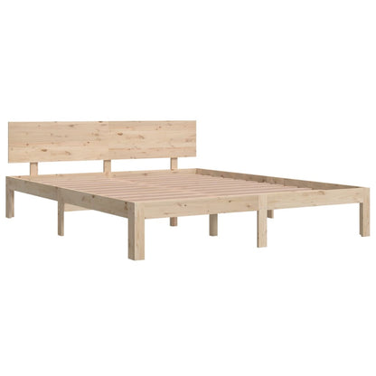 Solid pine bed 160x200 cm