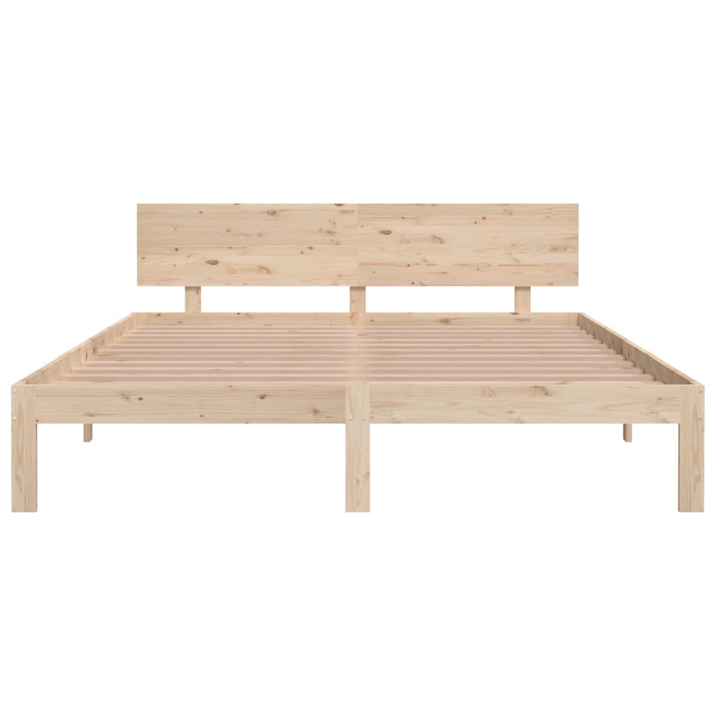 Solid pine bed 160x200 cm