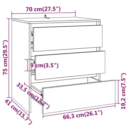 2-tlg. Sideboard Schwarz Holzwerkstoff