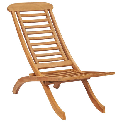 Gartenstuhl Klappbar 50x90x69 cm Massivholz Teak