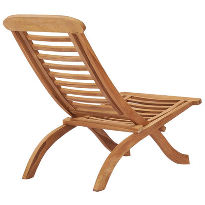 Gartenstuhl Klappbar 50x90x69 cm Massivholz Teak