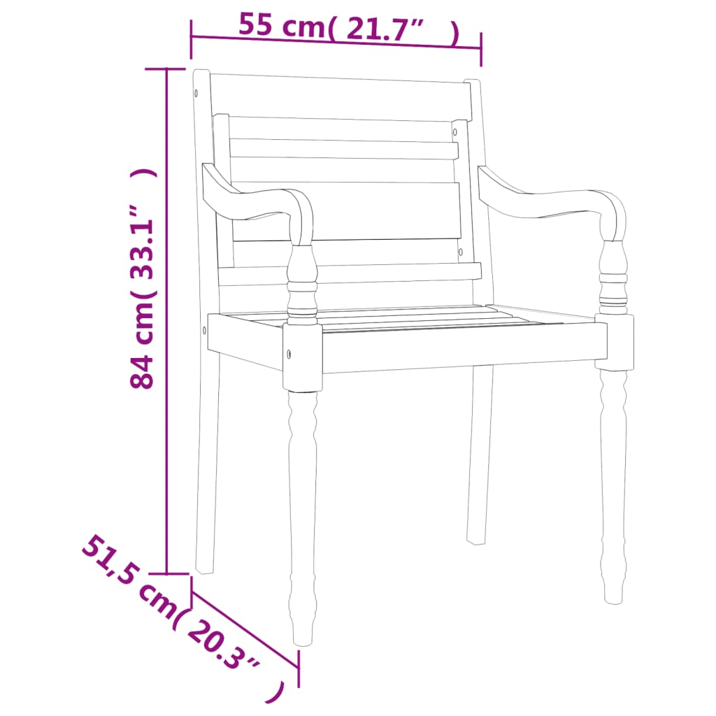 7-piece garden dining set solid teak