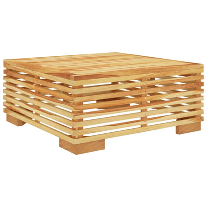 11-tlg. Garten-Lounge-Set mit Kissen Massivholz Teak