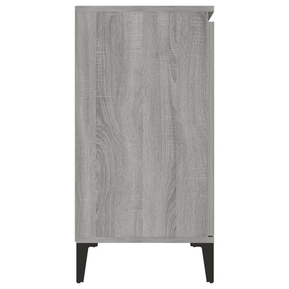 Sideboard Grau Sonoma 104x35x70 cm Holzwerkstoff