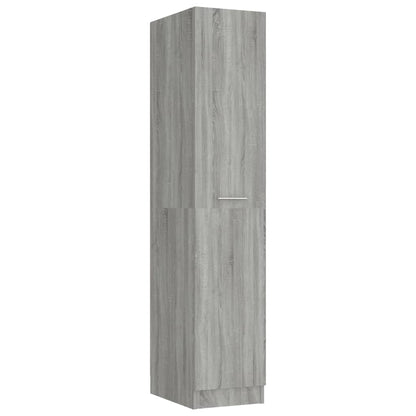 Apothekerschrank Grau Sonoma 30x42,5x150 cm Holzwerkstoff