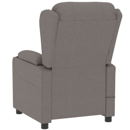 Relaxsessel Elektrisch Taupe Stoff