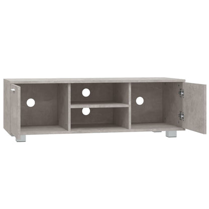 TV-Schrank Betongrau 120x40,5x35 cm Holzwerkstoff