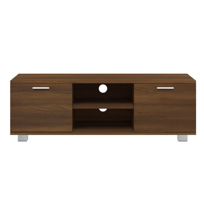 TV-Schrank Braun Eichen-Optik 120x40,5x35 cm Holzwerkstoff