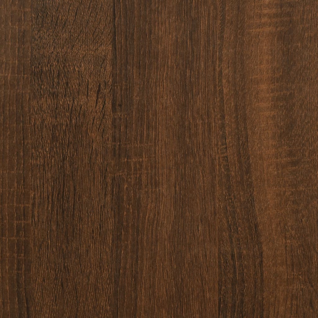 Kleiderschrank Braun Eichen-Optik 80x52x180 cm Holzwerkstoff