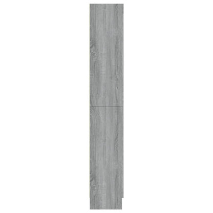 Display cabinet grey Sonoma 82.5x30.5x185.5 cm wood material