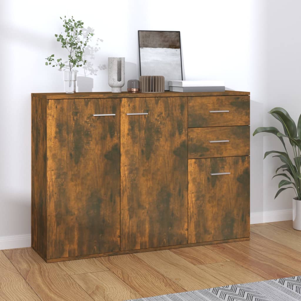 Sideboard Räuchereiche 105x30x75 cm Holzwerkstoff