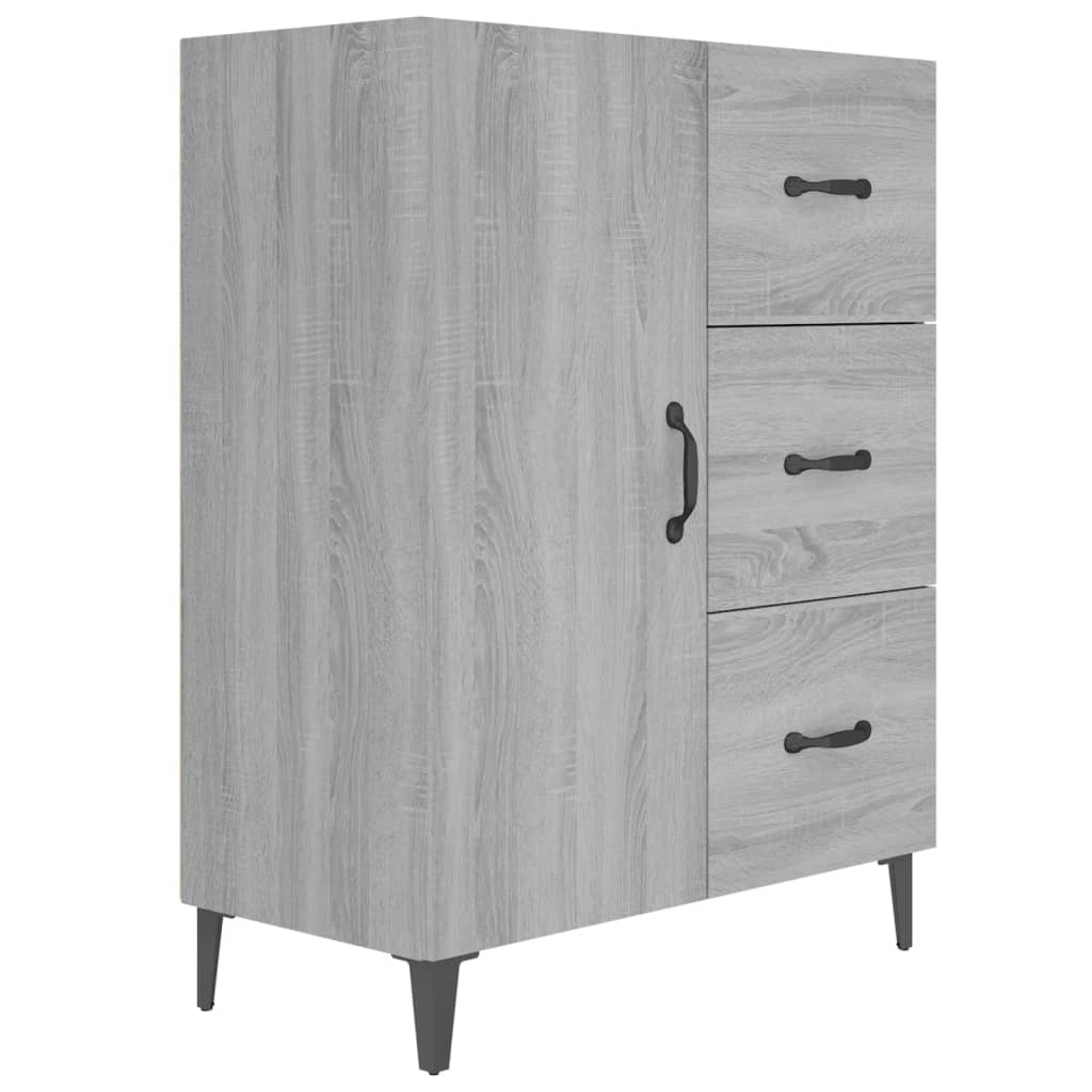 Sideboard Grau Sonoma 69,5x34x90 cm Holzwerkstoff