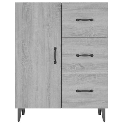 Sideboard Grau Sonoma 69,5x34x90 cm Holzwerkstoff