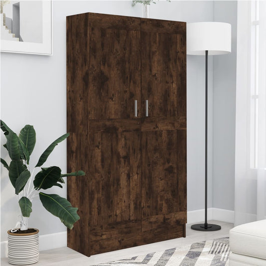 Bücherschrank Räuchereiche 82,5x30,5x150 cm Holzwerkstoff